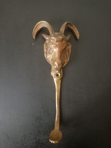 Tête bouc diable bronze - tête,