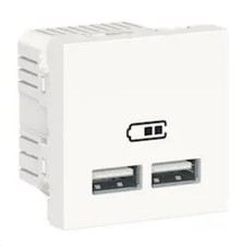 SCHNEIDER Unica chargeur USB