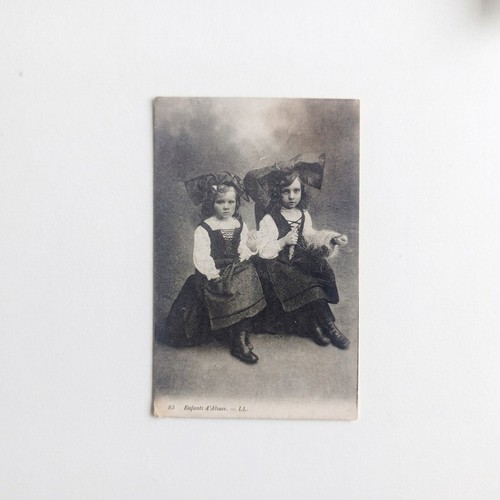 Cpa enfants alsace en - 85, d'alsace