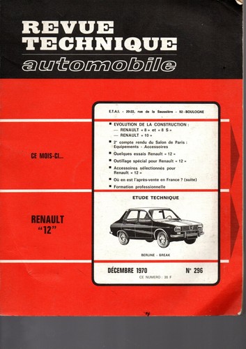 Revue technique automobile - revue,