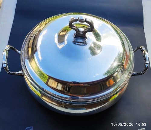 Christofle legumier rond metal - christofle,