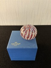 Saint Louis Crystal Paper Press Ball Numbered 101/250
