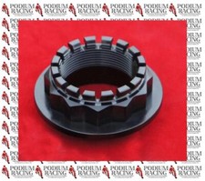 Ducati Hypermotard Noir Titane Essieu Arrière Cône Écrou Bi-Hex 12 Point Design