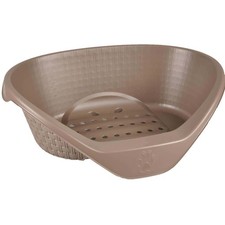 Panier aspect rotin 60 x 44 x