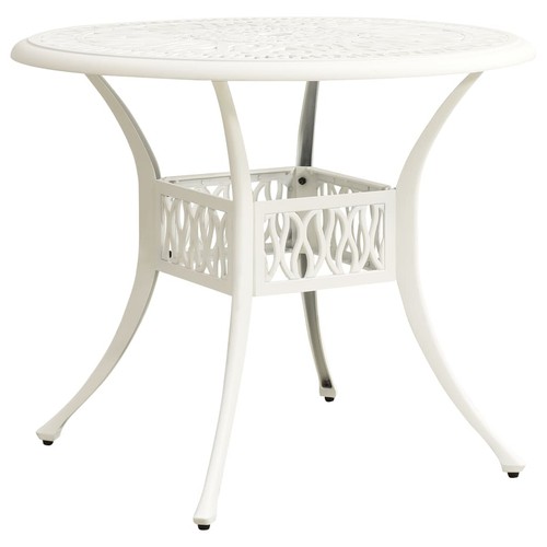 Table jardin blanc 78x78x72 - table,