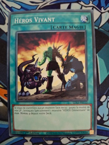 Carte héros vivant - yu-gi-oh,