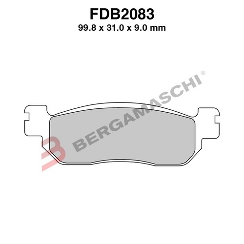 Plaquettes frein moto - plaquettes, pour