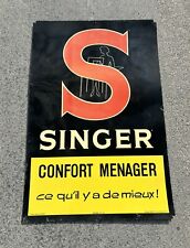 old advertising panel SINGER sewing machine haberdashery 50/60