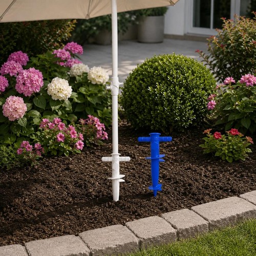 Base parasol plage plastique - plage,