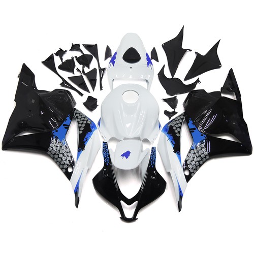 Injection blue white - white, black