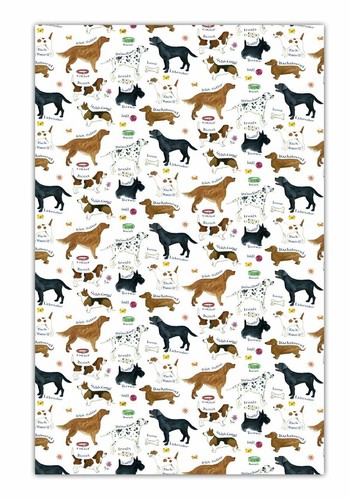 Serviette thé dog - dog, breeds