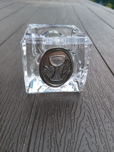 Photophore forme cube verre - photophore, en