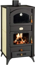 Poele a Bois Chaudière Plaque Four Cuisinière Foyer Brûleur Prity FG W18R 