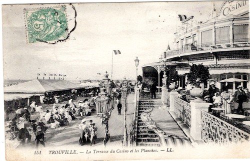 B03525 cpa trouville - cpa,