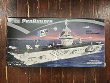 MEGA BLOKS PROBUILDER #9780 USS Kittyhawk W Box & Instruction Book 90%?