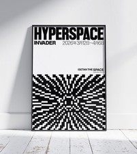 Poster Invader - Hyperspace