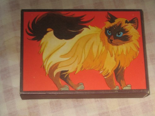 Grande boite allumettes chat - boite,