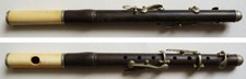 Flute Piccolo en bois en 3 morceaux 19e siècle