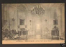 MONTEREAU (77) Salon Rond du CHATEAU de SURVILLE / travelled in F.M. en 1917