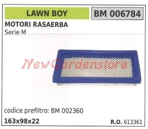 Filtre air lawn boy - filtre,