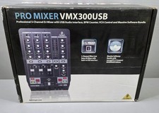 Behringer VMX300USB Professional 3-Channel DJ Mixer with USB - BPM - VCA *NEW*