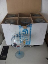 6 verres piscine Pastis 51 No