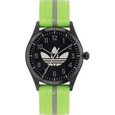 Montre Homme ADIDAS STREET CODE FOUR  AOSY23040 de Tissu Vert OFFICIAL