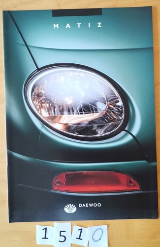 Daewoo matiz prospectus suisse - daewoo,