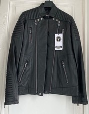 blouson perfecto en cuir noir