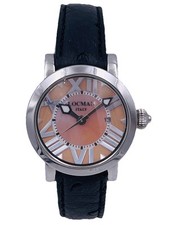 Montre Locman Toscane Femme 30Mm Acier Cuir 291MK/615 Très Remisée Neuve