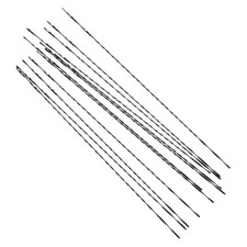 Lot de 12 à chantourner de rechange, multifonctions, pour scie manuelle, fil en