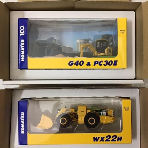 Komatsu minicar miniture - minicar, scale