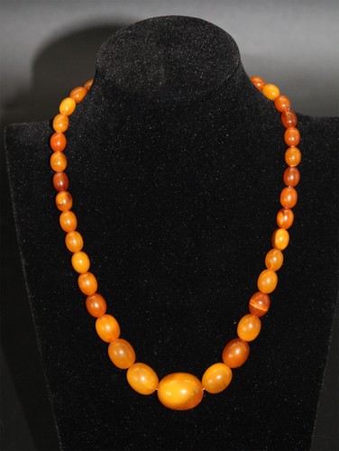 Collier ambre naturel - de,