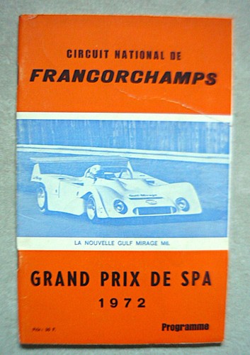 Programme officiel grand - programme,