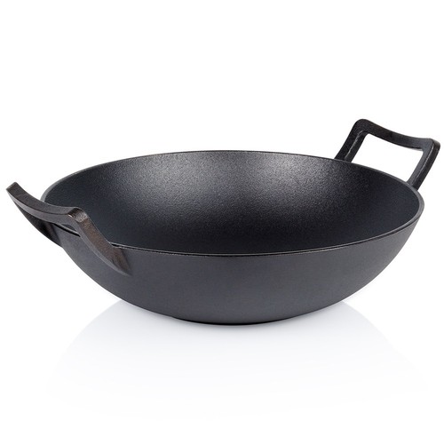 Wok fonte cast - wok, 36cm