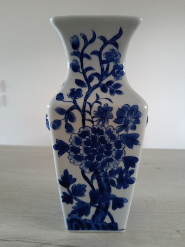 Vase chinois vintage signé