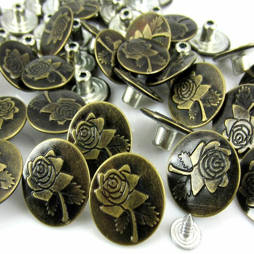 Boutons pression pour jeans