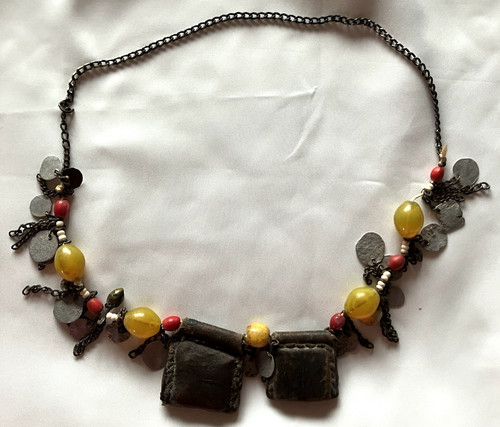 Collier ancien berbere touareg - collier,