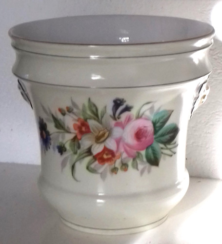 Cache pot porcelaine - pot, paris