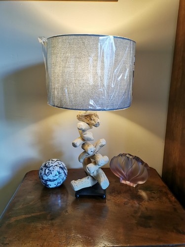 Lampe bois flotté a - flotté,