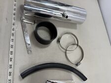 Universal Aluminum 3.5”x12”Cold Air Intake System Car Truck Turbo Piping Kit