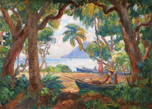 Tableau encadré paysage