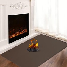 Tapis cheminée anti feu