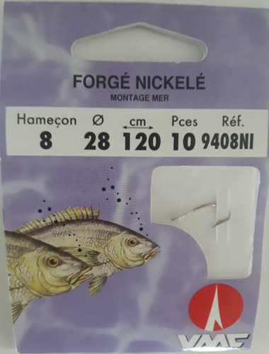 Hameçons monté mer - 10,
