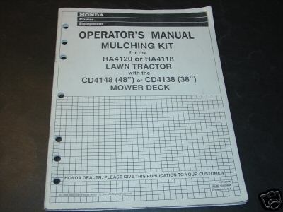 1998 honda mulching kit - 1998,
