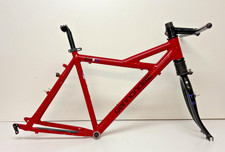 Vintage 1993 Cannondale Delta V700 19.5" C-T Aluminum Mtn Bike Frame Head Shok++