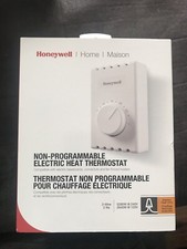 Honeywell CT410A Non-Programmable Electric Heat Thermostat - White