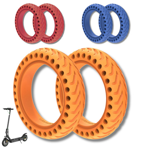 Roues x 2 pneus - 1/2, pleins