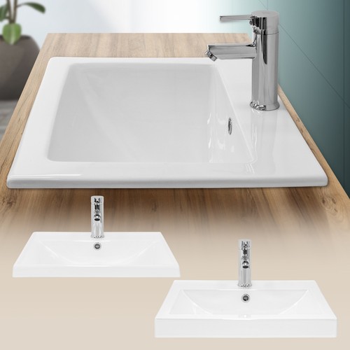 Lavabo céramique blanche - céramique,