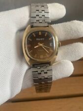Vintage Rare Soviet Men Polet  Flight Wrist Watch AU 10 Gilding Gold Plaed